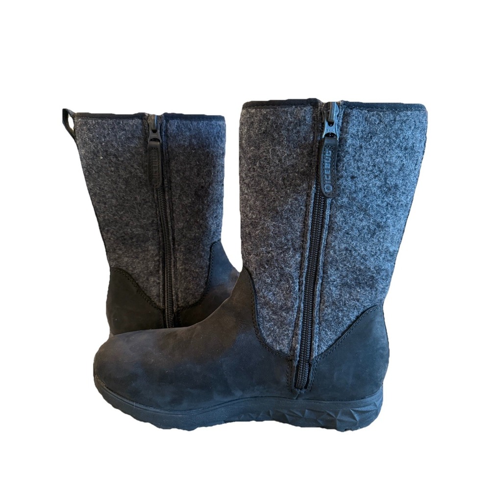 Icebug Grove Wool Waterproof Boots Women's 7 Bugrip Winter Outdoor Black - Picture 7 of 10